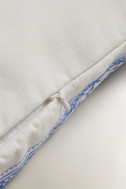 ZARA HOME ЧЕХОЛ ДЛЯ ДЕКОРАТИВНОЙ ПОДУШКИ С ПРИНТОМ «МОЗАЙКА», СИНИЙ