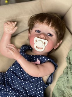 Кукла Реборн мягконабивная 60см в пакете (FA-536)