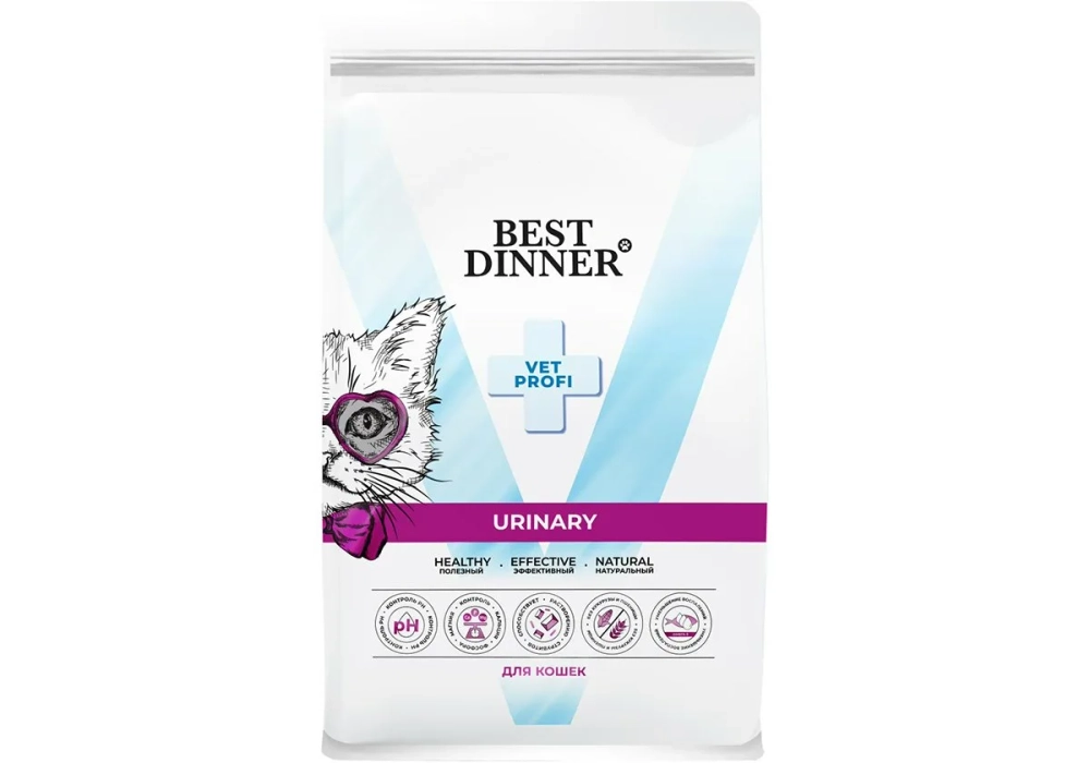 BEST DINNER Vet Profi Сухой корм для кошек, профилактика МКБ 0,4 кг