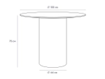 Стол обеденный Mono D100/D44/H75
