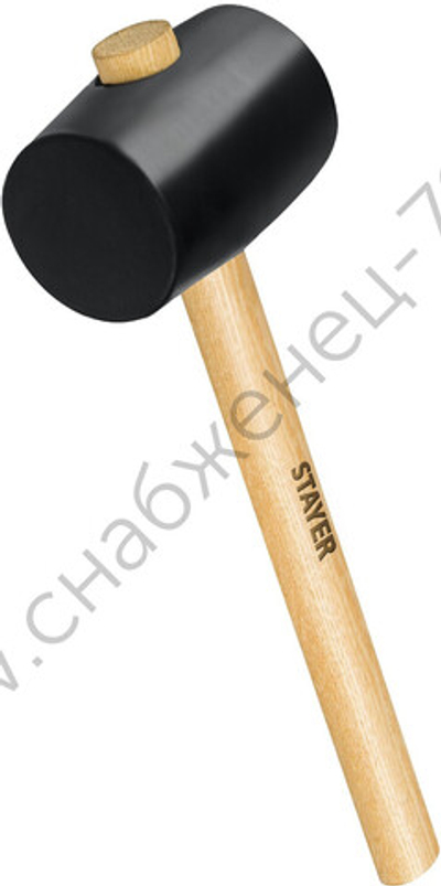 STAYER 340 г, Чёрная резиновая киянка (20505-55)