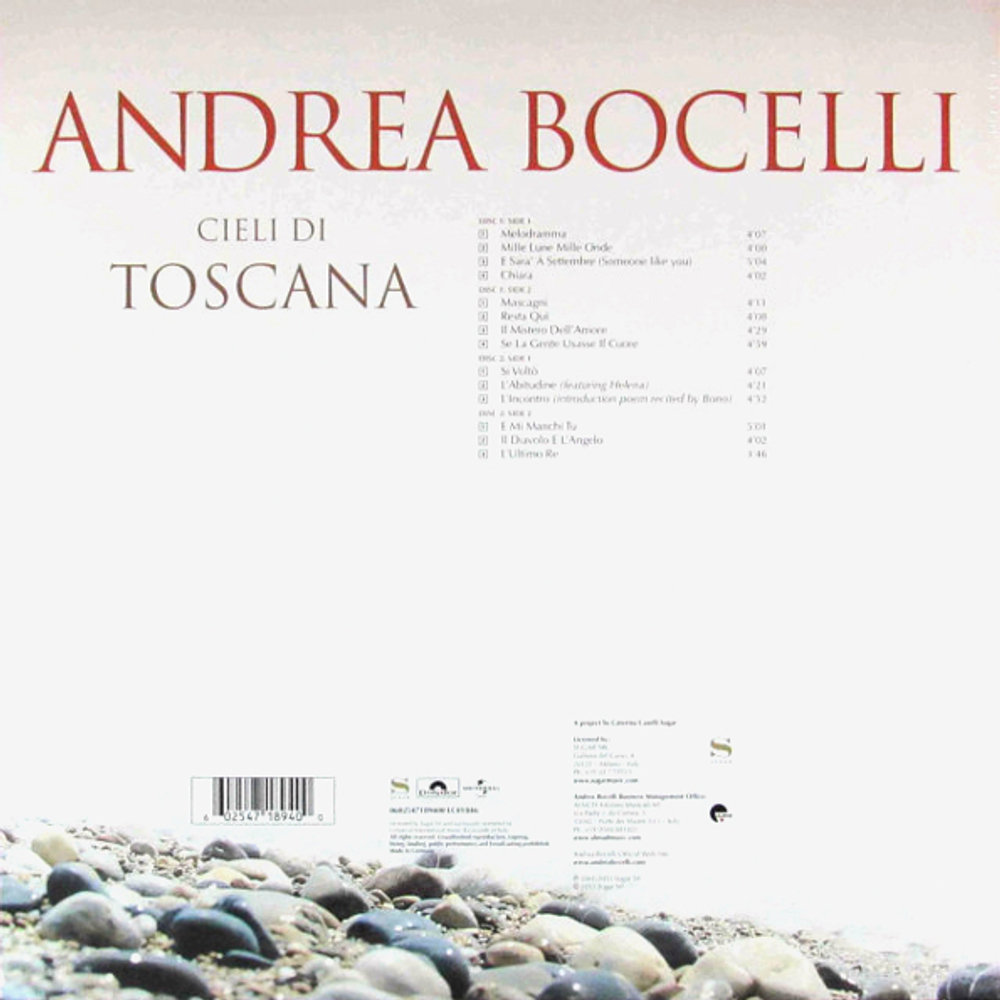Andrea Bocelli / Cieli Di Toscana (2LP)
