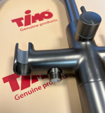 Смеситель напольный для ванны с душем Timo Saona 2310/18Y-CR черное золото