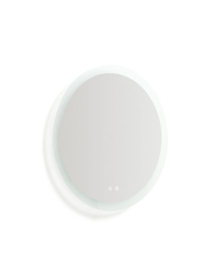 Круглое зеркало для ванной Mervi со LED подсветкой и защитой от запотевания Ø 60 см