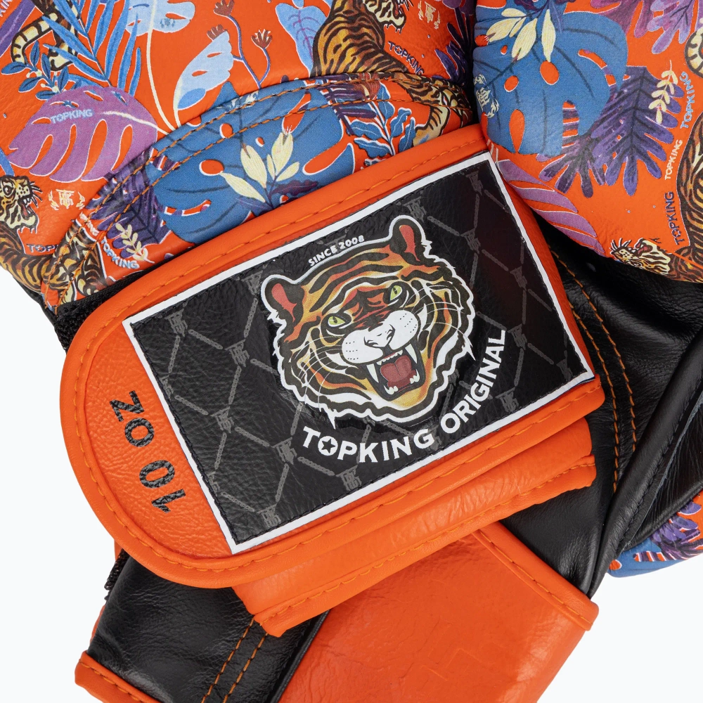 Боксёрские перчатки Top King Boxing Wild Tiger black/orange