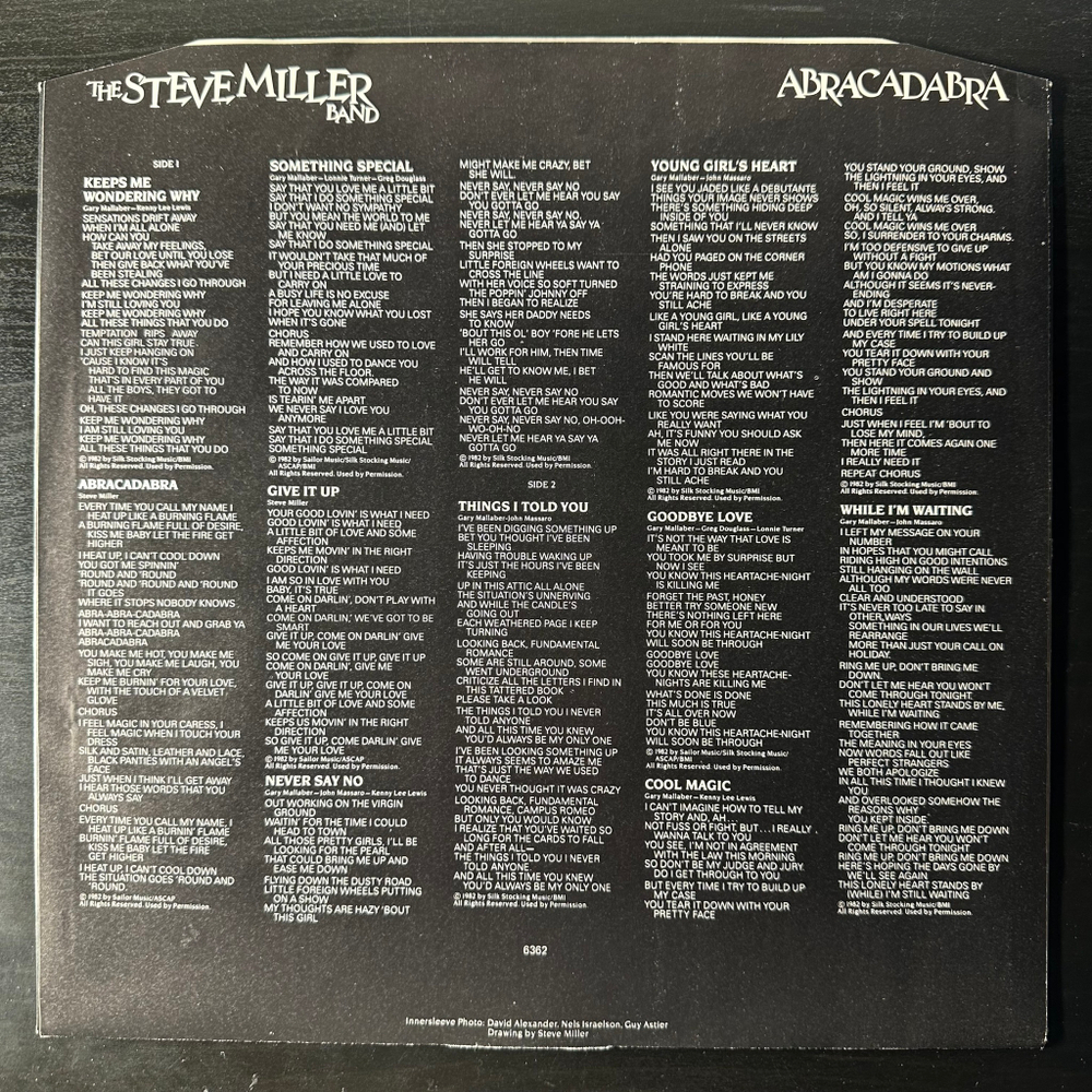 The Steve Miller Band - Abracadabra (Скандинавия 1982г.)