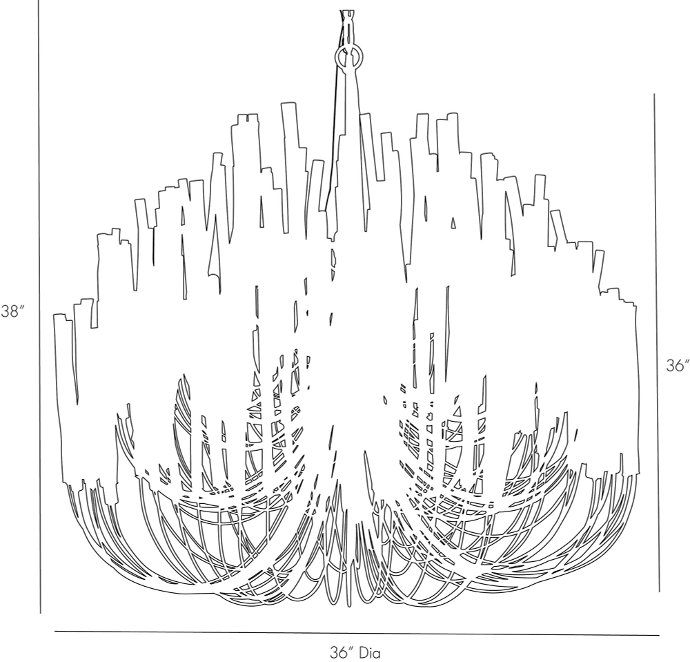 Люстра TILDA LARGE Arteriors арт.89100