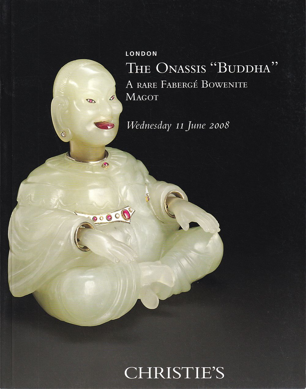 Каталог аукциона Christie's, Лондон, Будда Онассиса от 11 июня 2008 года