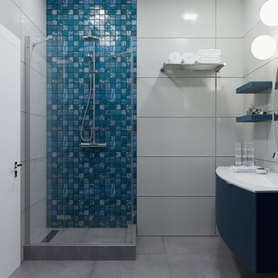 ДШ "Брава-Хром" 120х80, прямоуг (2 места)