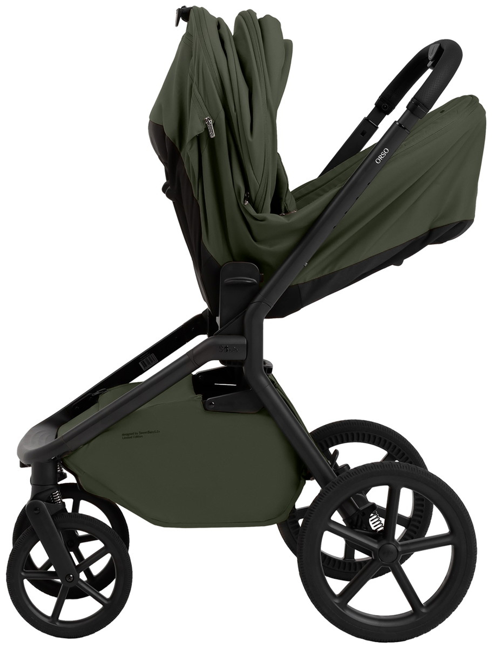 Коляска 3 в 1 Sweet Baby SBL Orso New + автокресло Premier Grey New Dark Green