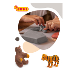 Паста для моделирования JOVI, отвердевающая, серый, 250г, вакуумный пакет