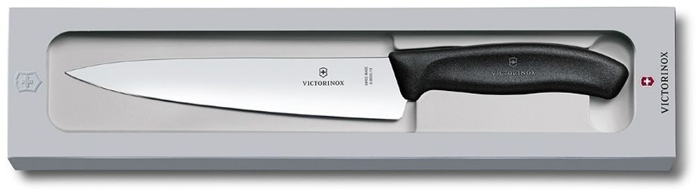 Нож кухонный Victorinox Swiss Classic разделочный черный (6.8003.22G)
