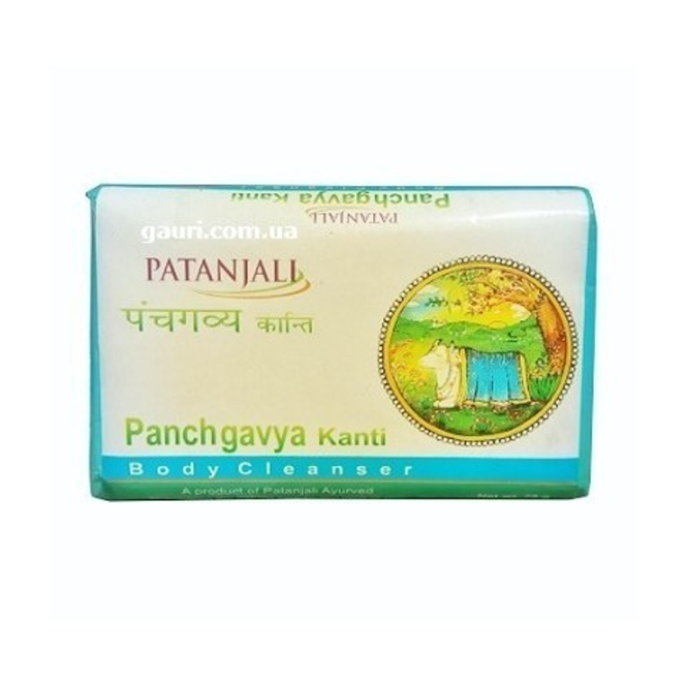 Мыло Patanjali Panchgavya Kanti Дары Священной Коровы аюрведическое травяное 75 г