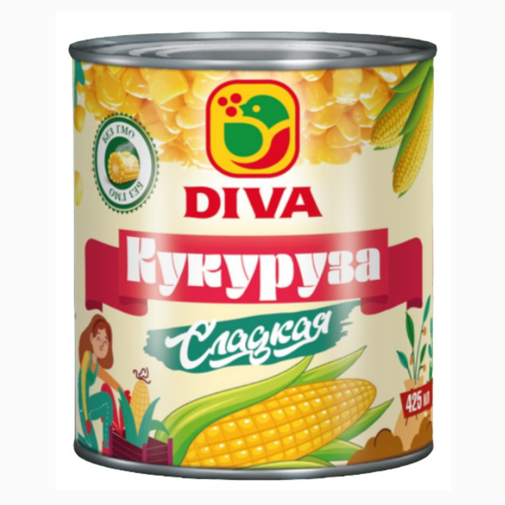 Кукуруза Сладкая DIVA 340 гр