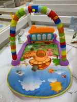 Коврик развивающий "Elefantino" (фиолетовый) 104346