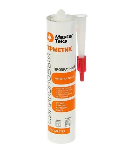 Герметик силиконовый Master Prof прозрачный, 310мл. (24шт)