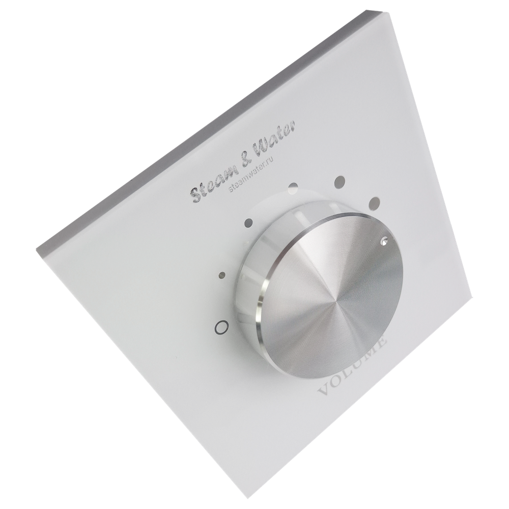 Настенный регулятор громкости звука настенный Steam&water SOUND CONTROL Black 50 (Цвет черный, 5 уровней громкости, 4-8 Ом, 30W)