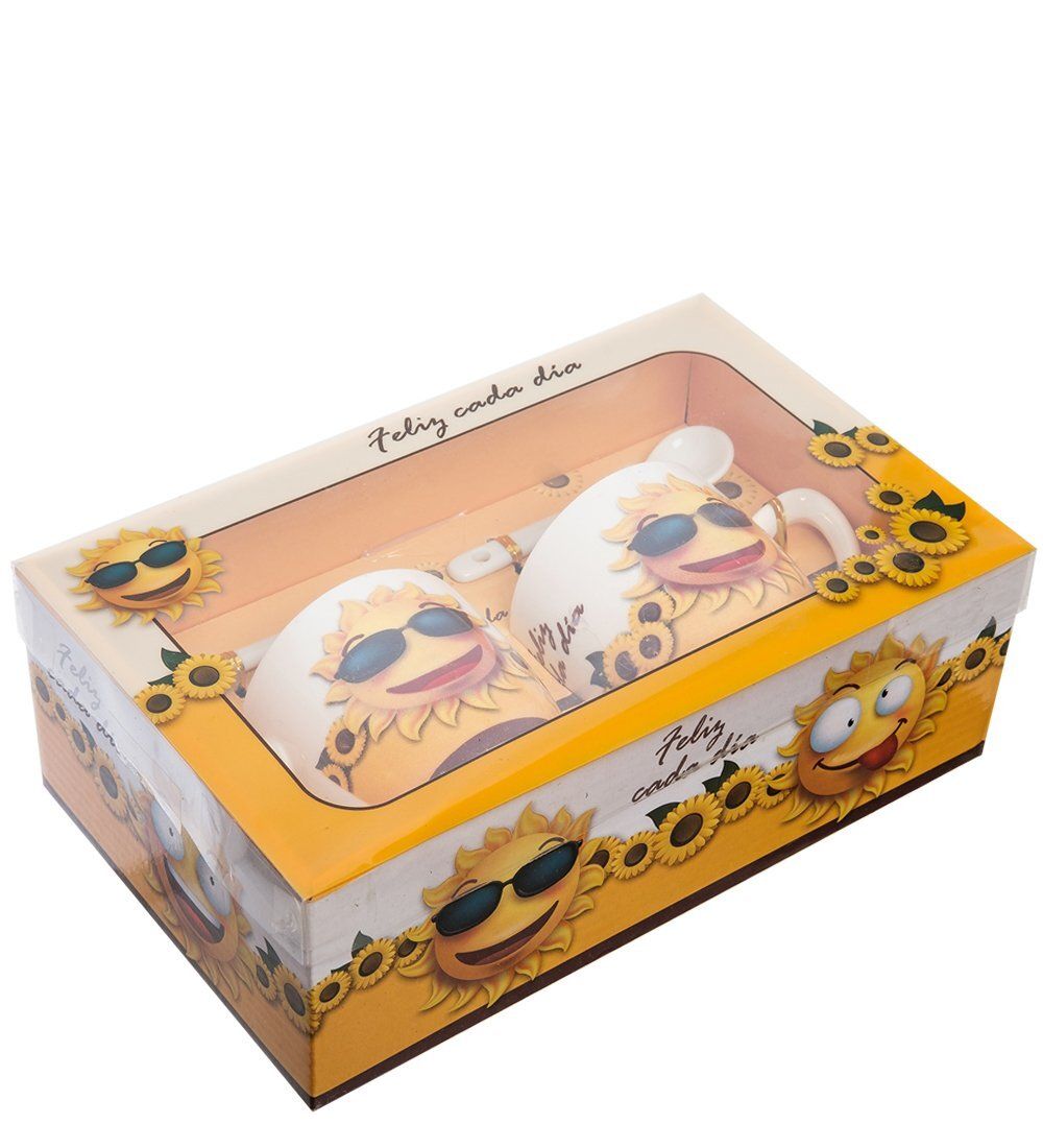 MUG-207/2 Н-р из 2-х кружек в подарочной коробке «Задорное солнышко»