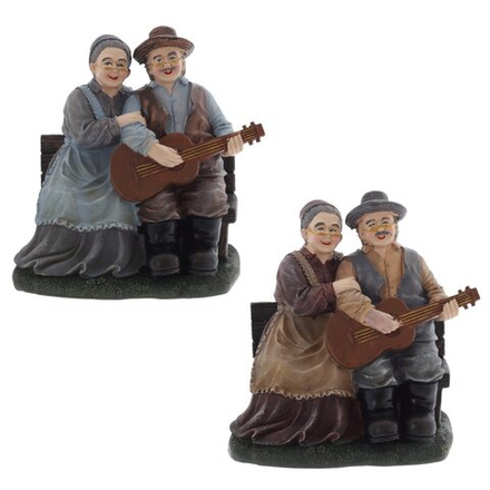 GAEM Фигурка декоративная "Бабушка с дедушкой", L17 W11 H17 см, 2в.