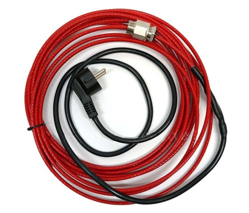 Греющий кабель 5 м с врезкой в комп д/внутреннего обогрева в трубу