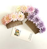 Гребень Pankigno Design "Мини Хризантема"