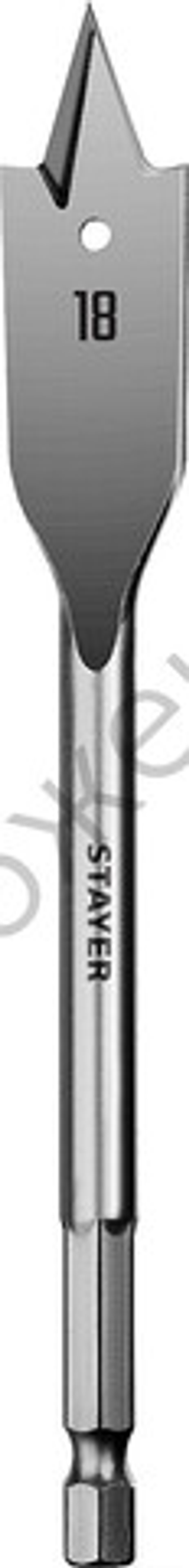 STAYER FLAT 18x152мм, сверло по дереву перовое