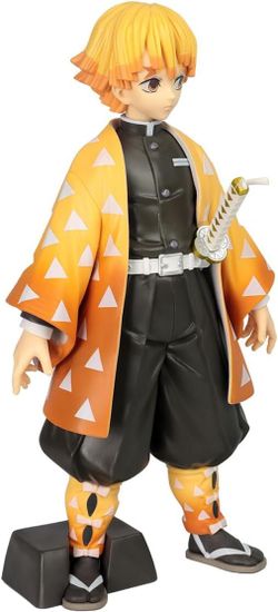 Фигурка Demon Slayer: Kimetsu No Yaiba Grandista Zenitsu Agatsuma, 24 см / Фигурка по мотивам аниме "Клинок, рассекающий демонов", Зеницу Агацума, 24 см