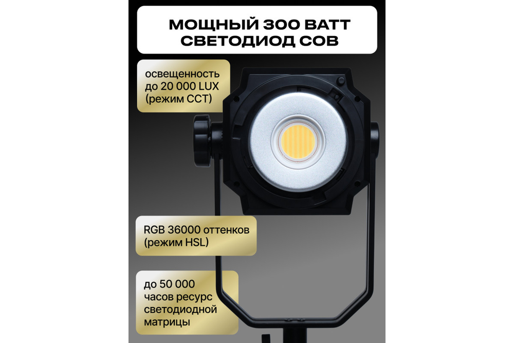 Осветитель светодиодный Raylab RL-300PRO RGB