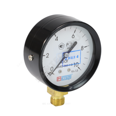 Манометр ДМ02-63-1 радиальный Дк63мм 0-16 бар кл.1,5 G1/4" Метер