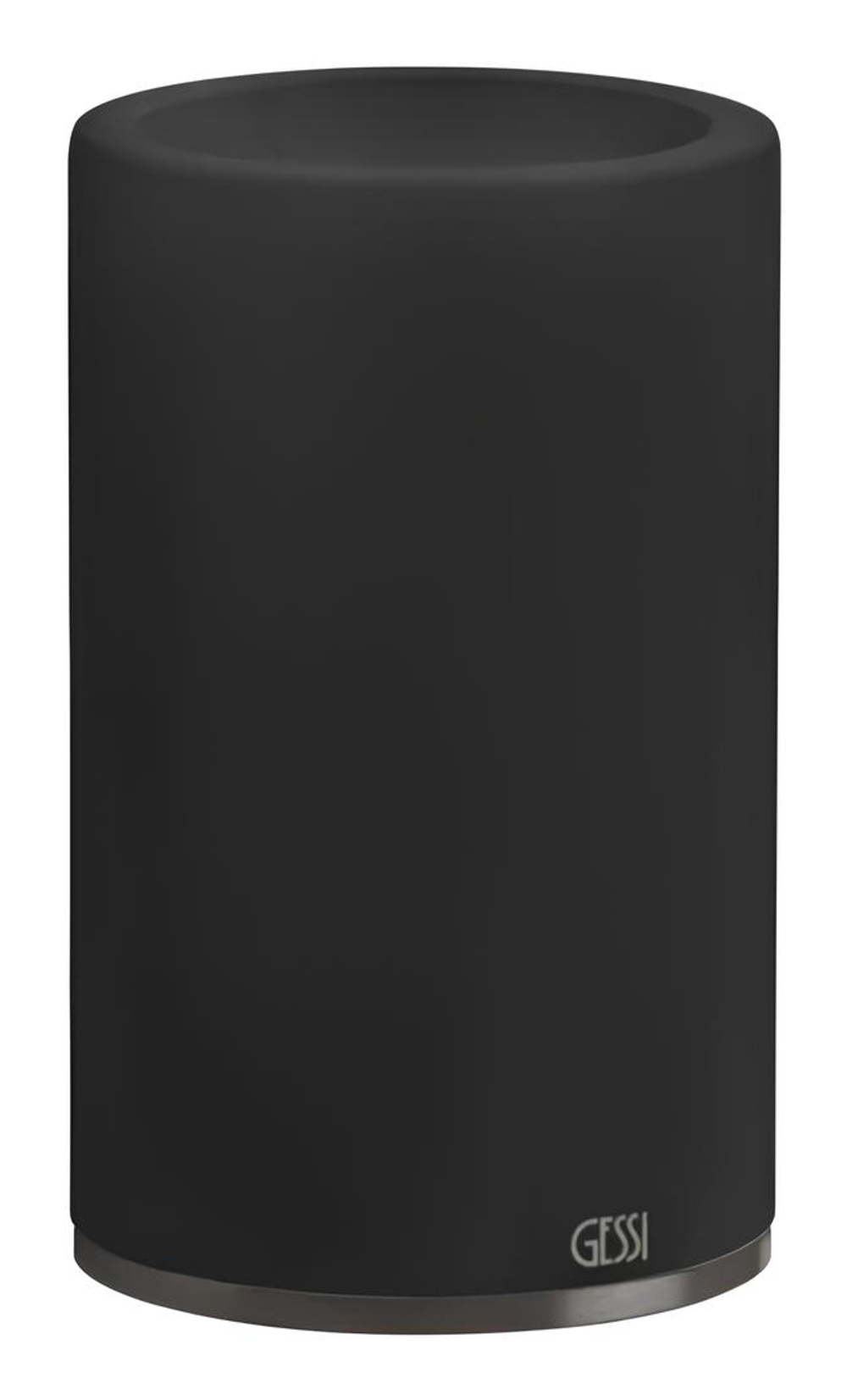 Стакан Gessi316, настольный, цвет Black/Black Metal Brushed PVD