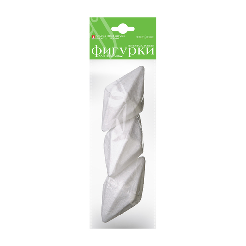 Пенопластовые фигурки для творчества "Ромбы 3D", 100 мм, 3 шт, Hobby time