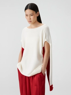 Свитер с разрезами на плечах OLA OLA