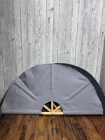 Веер для бани и сауны, опахало (сосна) серый 95 см