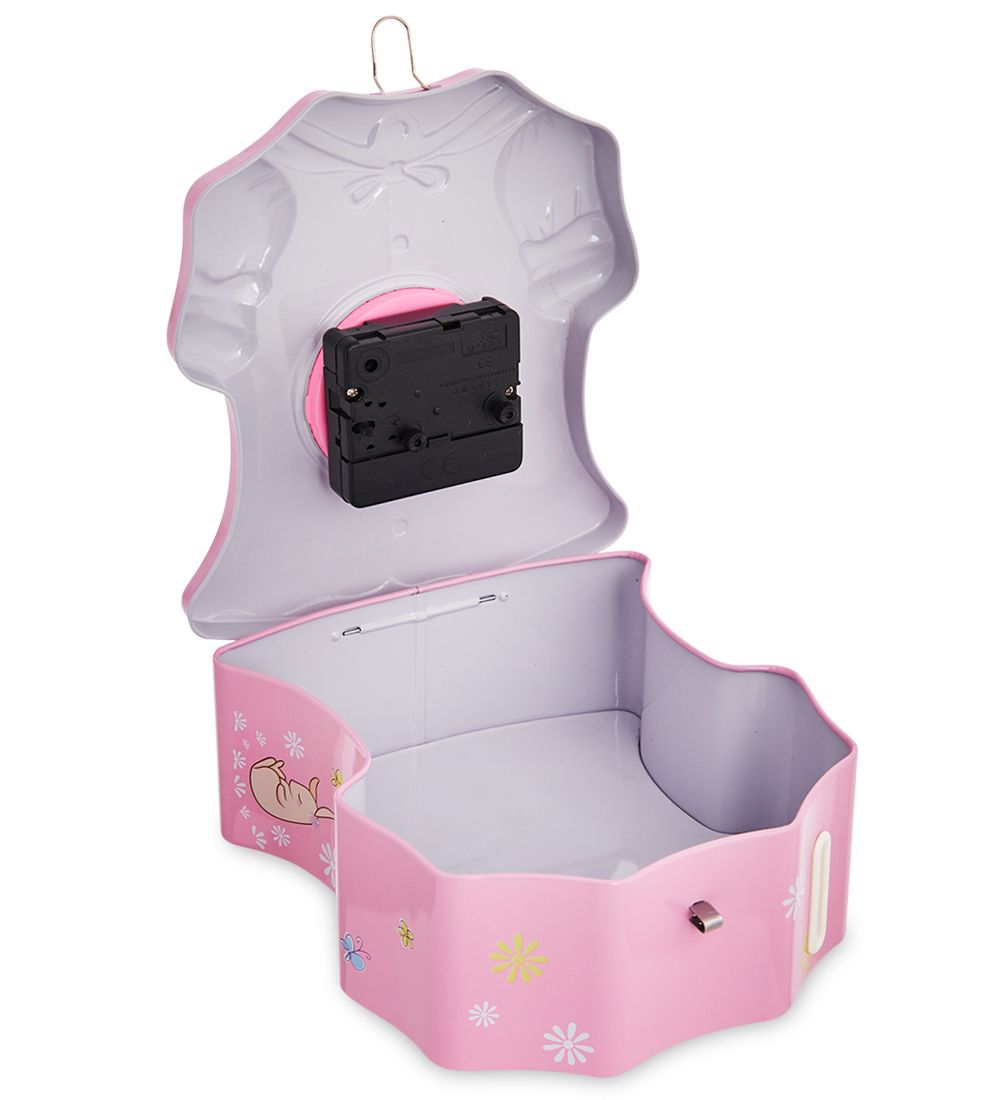 BX- 80/1 Метал. копилка с часами «Платье»