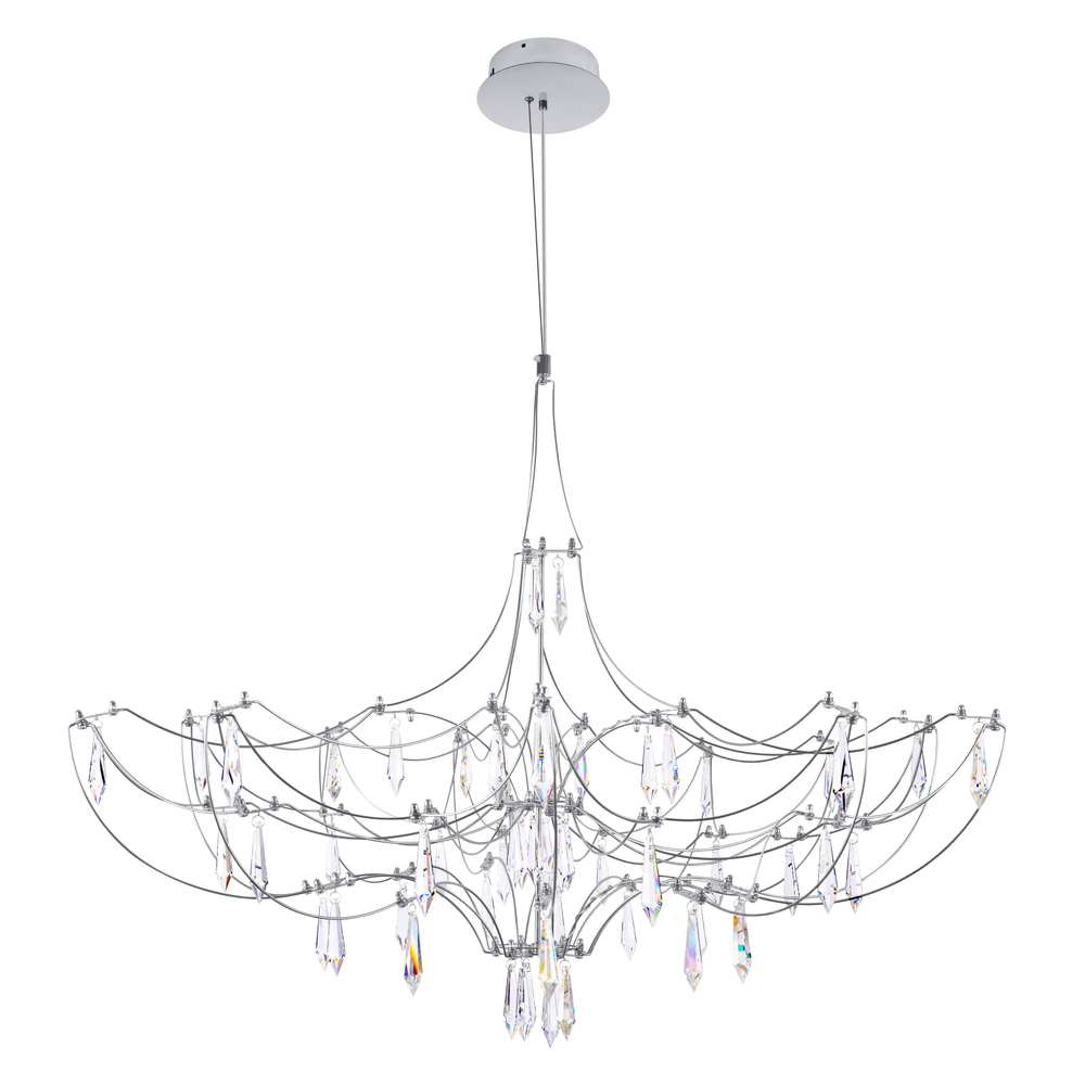 Подвесная светодиодная люстра Loft It Mira 10589/900 Silver Asfour