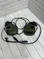 Тактические наушники HEADSET V / олива