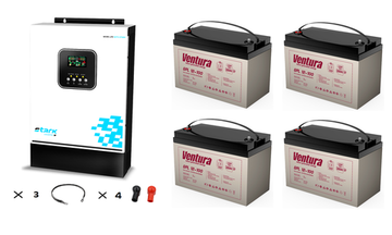 Комплект ИБП Stark Country 6200 INV MAX + АКБ Ventura GPL 12-100 х 4 шт.