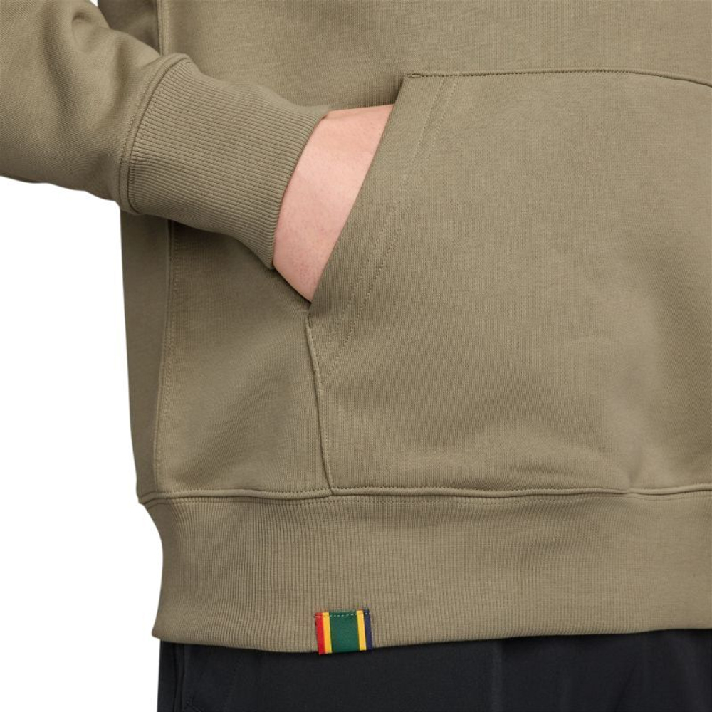 Мужская теннисная кофта Nike Court Heritage French Terry Tennis Pullover - neutral olive/medium olive