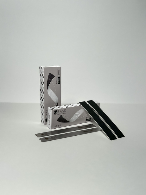 GRASE Файлы чехлы XL "Case for base" 180 грит (черные), 25 шт