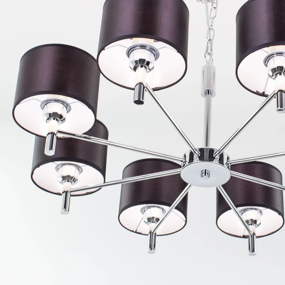 Citilux Аврора CL463181 Люстра с чёрными абажурами