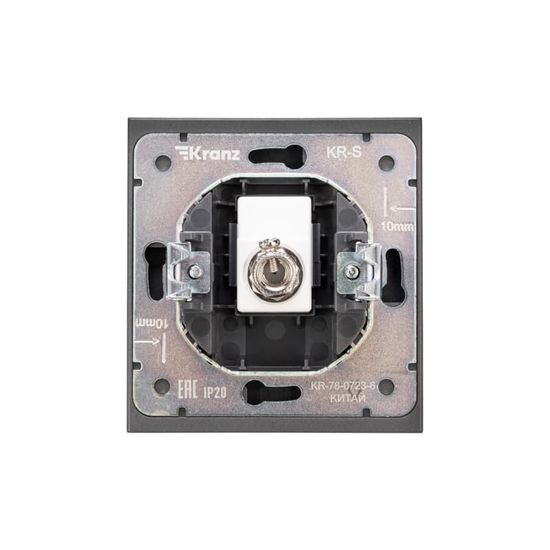 Розетка STRONG TV с/у графит KRANZ