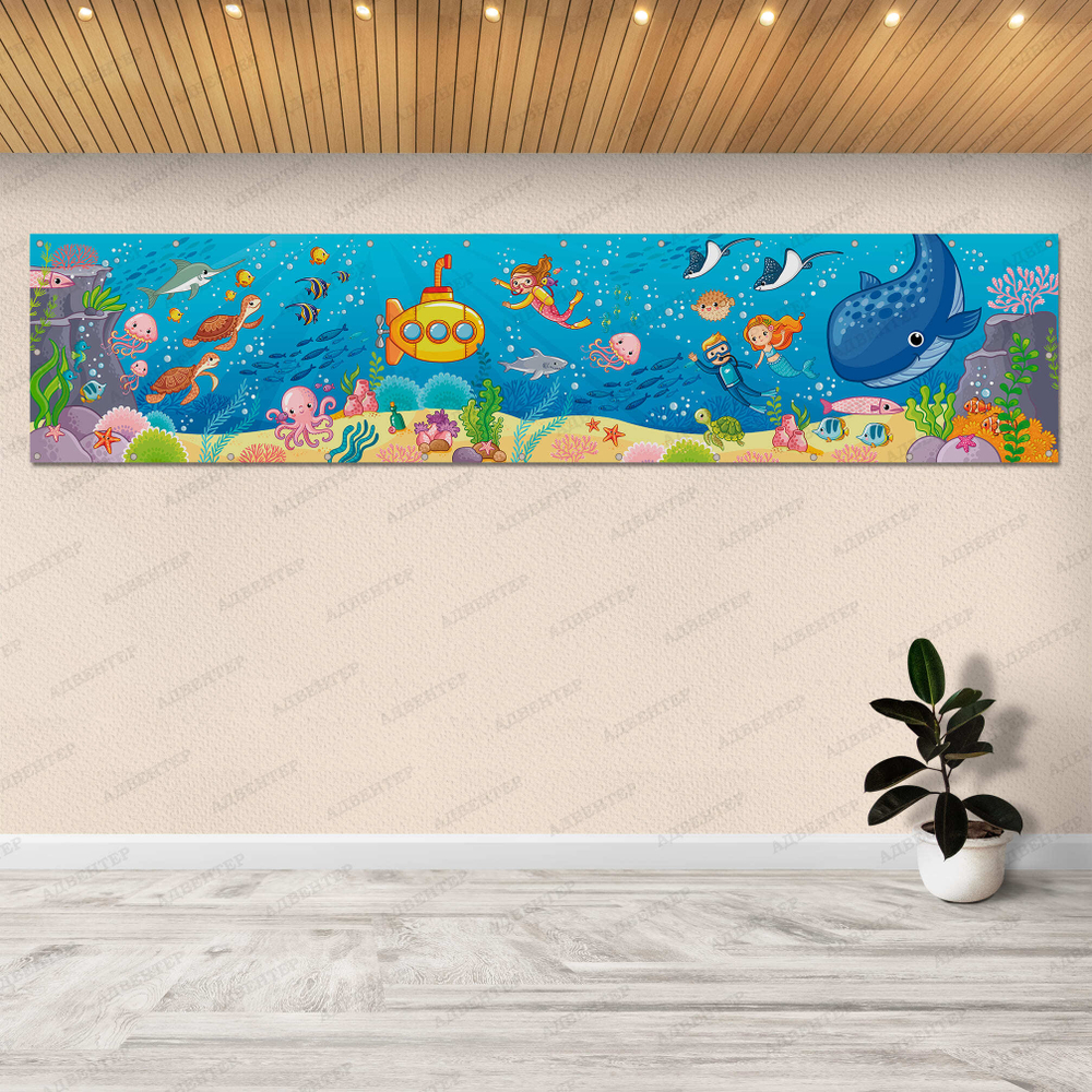 Баннер Подводный мир 1568
