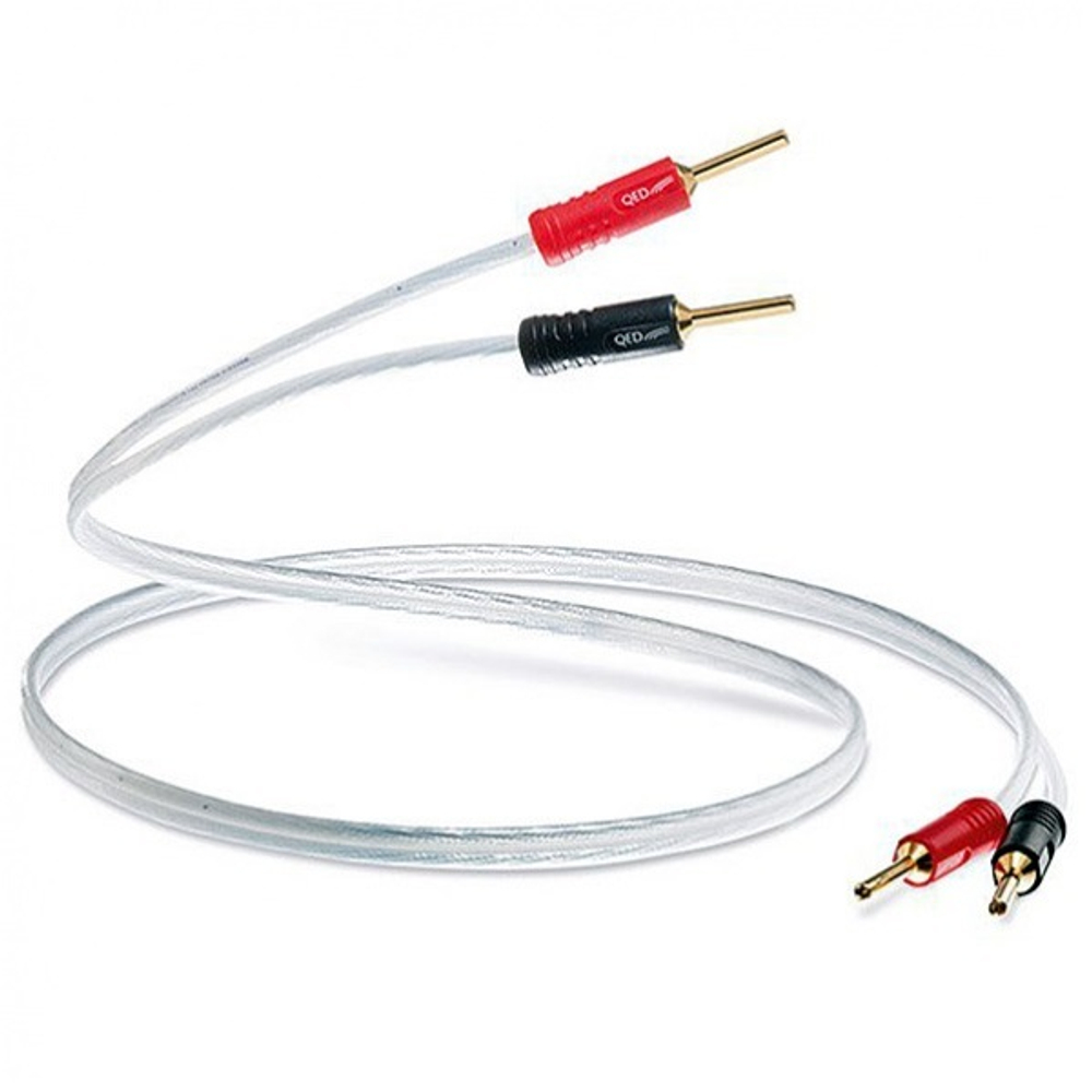 QED (QE1464) XT25 Pre-Term Speaker Cable 5.0m (Banana), кабель акустический, 5.0м