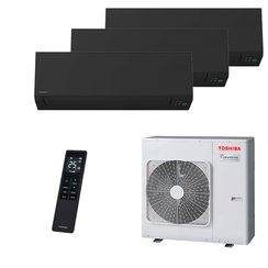 Мультисплит система на 3 комнаты Toshiba RAS-B10G3KVSGB-E x 3 / RAS-3M26G3AVG-E