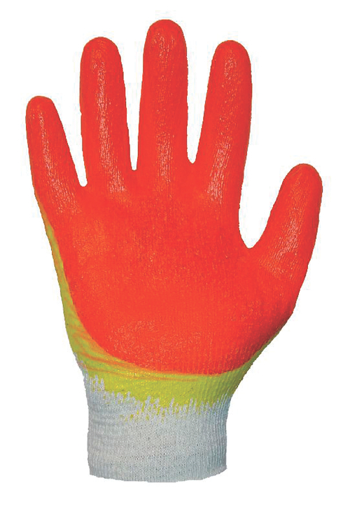 Перчатки х/б 2-ой облив латексом, размер 9, 47141