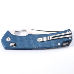 Нож складной SRM 9203-ME Retriever Satin (10Cr15CoMoV, Blue Micarta)