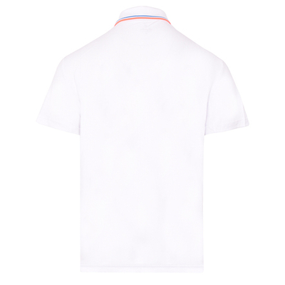 Мужское теннисное поло Australian Technical Piquet Polo with Print - bianco