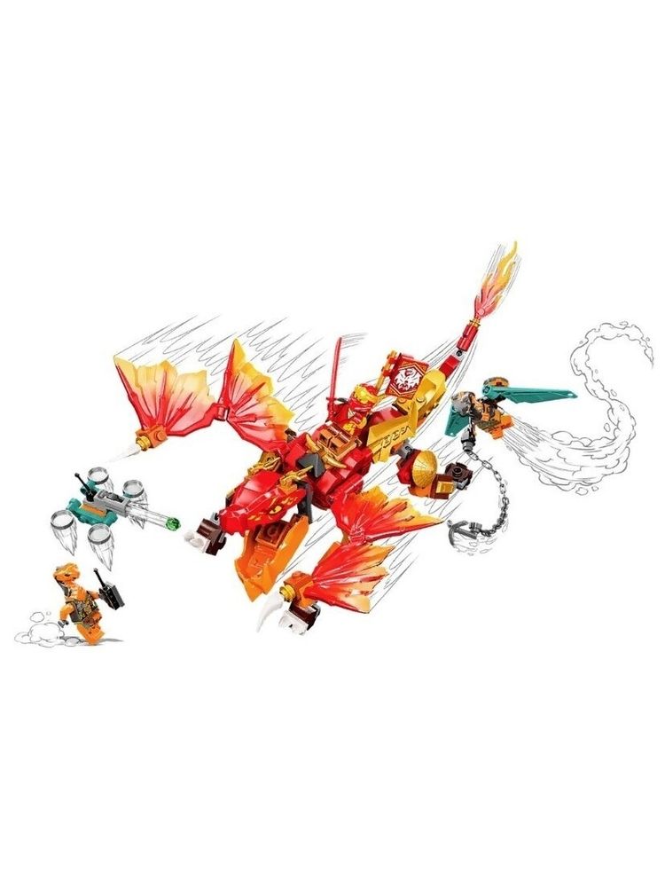 Конструктор LEGO Ninjago 71762 Огненный дракон ЭВО Кая