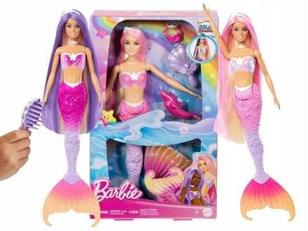 Кукла Mattel Barbie - Барби Русалка Малибу с длинными волоса с функцией изменения цвета - Барби HRP97