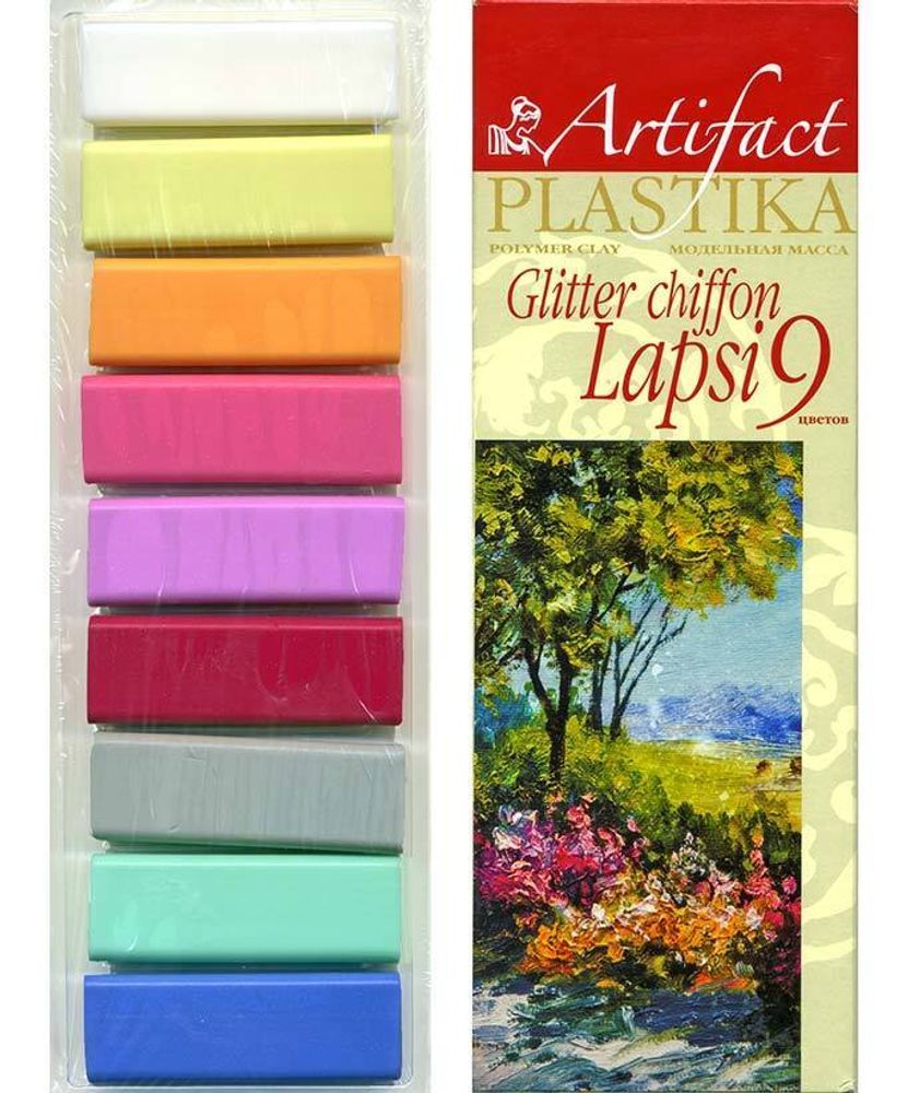 Набор Артефакт Glitter Сhiffon Lapsi (9 цветов)